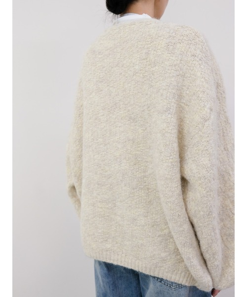 DOLLUPOOPS（ドールアップウップス）の「ループヤーンボリュームカーディガン（カーディガン/ボレロ・レディース・アイボリー/イエロー/チャコール・FREE）」の16枚目の写真