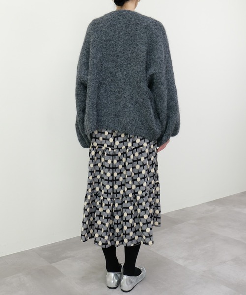 DOLLUPOOPS（ドールアップウップス）の「ループヤーンボリュームカーディガン（カーディガン/ボレロ・レディース・アイボリー/イエロー/チャコール・FREE）」の21枚目の写真