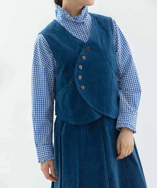 nop de nod ベスト 今季 新品未使用 タグつき セール】別珍ベスト（ベスト）｜nop de nod（ノップドゥノッド）の