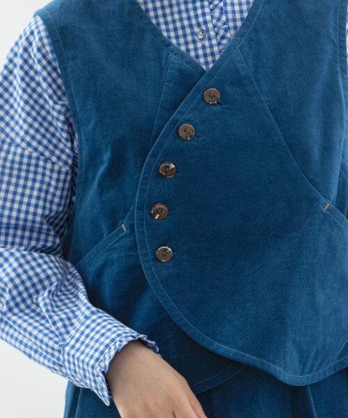 セール】別珍ベスト（ベスト）｜nop de nod（ノップドゥノッド）の