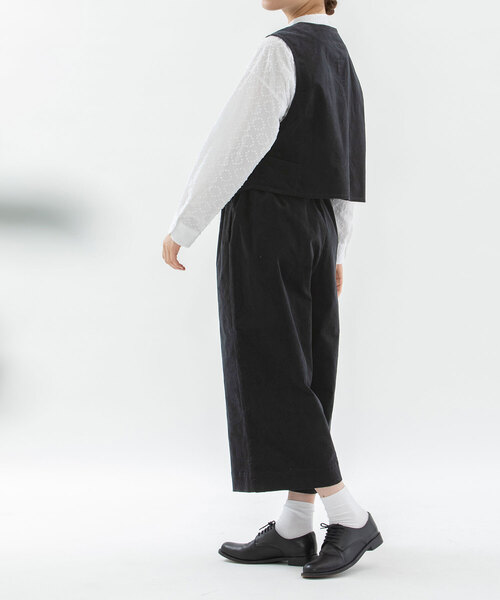 nop de nod ベスト 今季 新品未使用 タグつき セール】別珍ベスト（ベスト）｜nop de nod（ノップドゥノッド）の