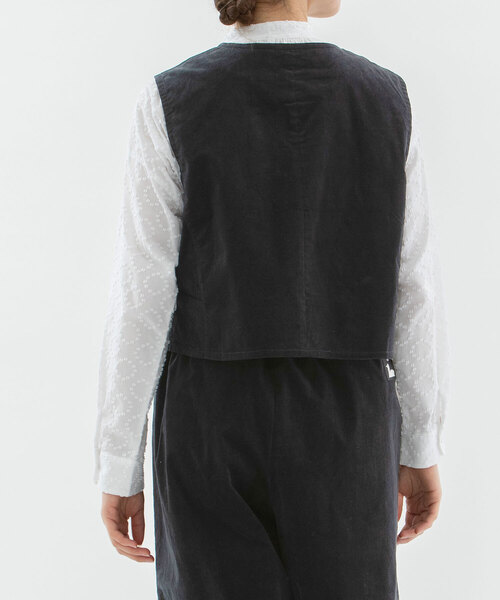 nop de nod ベスト 今季 新品未使用 タグつき セール】別珍ベスト（ベスト）｜nop de nod（ノップドゥノッド）の