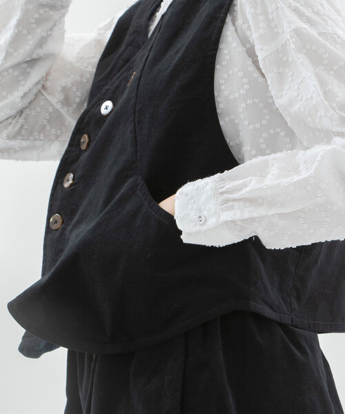 セール】別珍ベスト（ベスト）｜nop de nod（ノップドゥノッド）の