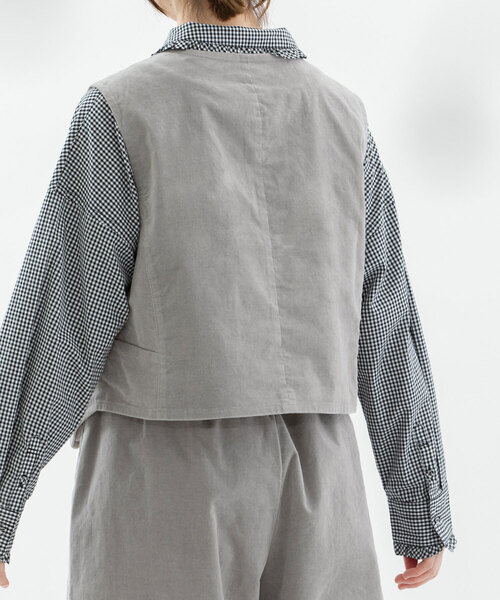 セール】別珍ベスト（ベスト）｜nop de nod（ノップドゥノッド）の