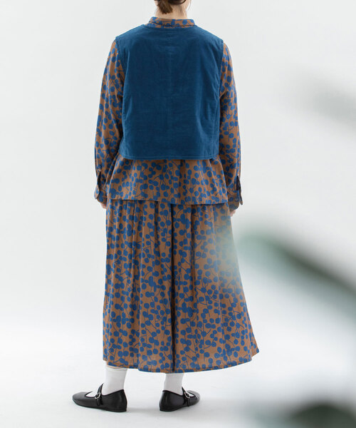 セール】別珍ベスト（ベスト）｜nop de nod（ノップドゥノッド）の