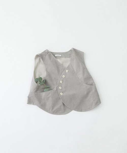 セール】別珍ベスト（ベスト）｜nop de nod（ノップドゥノッド）の