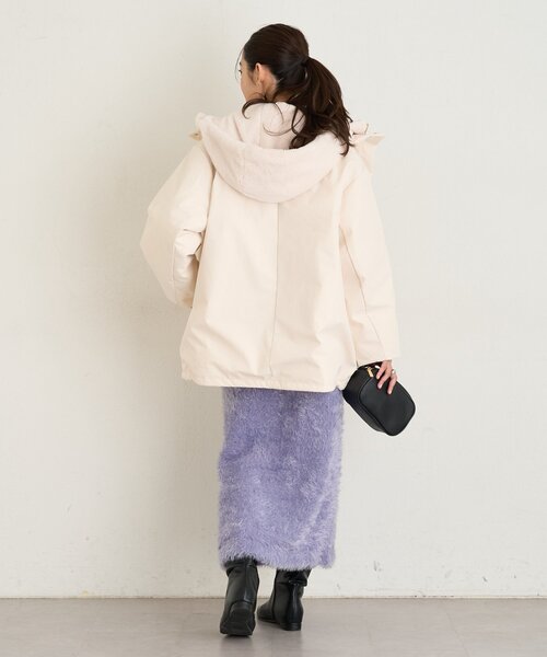 un dix cors（アンディコール）の「《大人カジュアルなムードに》ラグランロゴ裏毛ワイドプルオーバー（スウェット・レディース・グレー/オフホワイト/グリーン/ネイビー・FREE）」の21枚目の写真