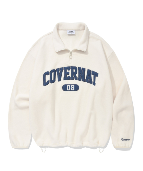 COVERNAT(カバーナット)の「アーチロゴフリースハーフジップスウェットアイボリー(スウェット・レディース・その他・SMALL/MEDIUM/LARGE/X-LARGE/XX-LARGE/X-SMALL)」の10枚目の写真