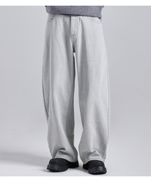 BUTTON SEOUL（ボタンソウル）の「ワイドバルーンフィットデニムパンツ（ライトグレー）（デニムパンツ）」