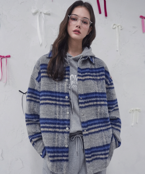 Vivacious(ビバシャス)の「Charmant Check Shirt PINK(シャツ/ブラウス・レディース・ピンク・FREE)」の2枚目の写真
