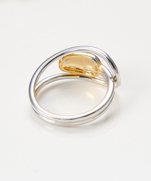 PAPILLONNER（パピヨネ）の「アクセントコンビリング（リング・レディース・シルバー・FREE）」の3枚目の写真