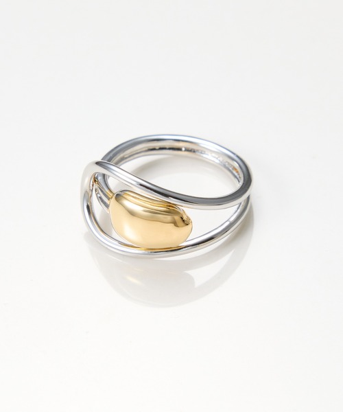 PAPILLONNER（パピヨネ）の「アクセントコンビリング（リング・レディース・シルバー・FREE）」の7枚目の写真