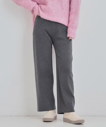 SHOO・LA・RUE | 【洗濯機可/毛玉レス】美脚シルエット 表面がきれいなストレートパンツ(その他パンツ)