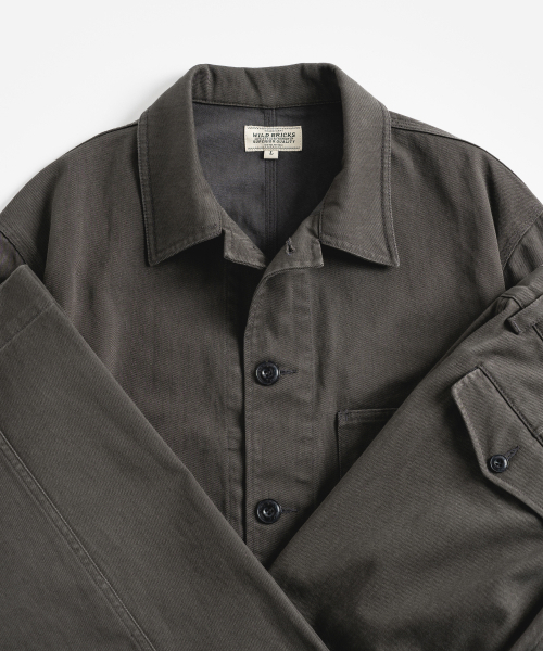 WILD BRICKS(ワイルドブリックス)の「W24 CHORE JACKET (charcoal)(その他アウター・メンズ・その他・MEDIUM/LARGE/X-LARGE)」の9枚目の写真