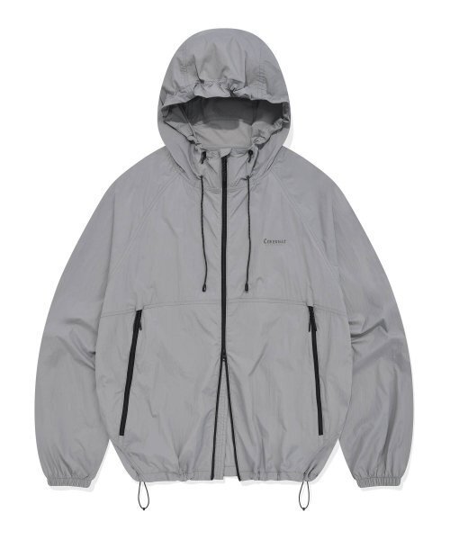 COVERNAT(カバーナット)の「軽量パッカブルウィンドブレーカーグレー(ナイロンジャケット・レディース・その他・LARGE/MEDIUM/SMALL/X-LARGE/X-SMALL/XX-LARGE)」の1枚目の写真