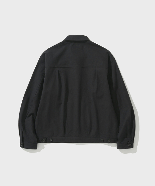 SHIRTER(シャーター)の「ソフトリネン トラッカージャケット(ブラック)(その他アウター・メンズ・その他・SMALL/MEDIUM/LARGE)」の2枚目の写真