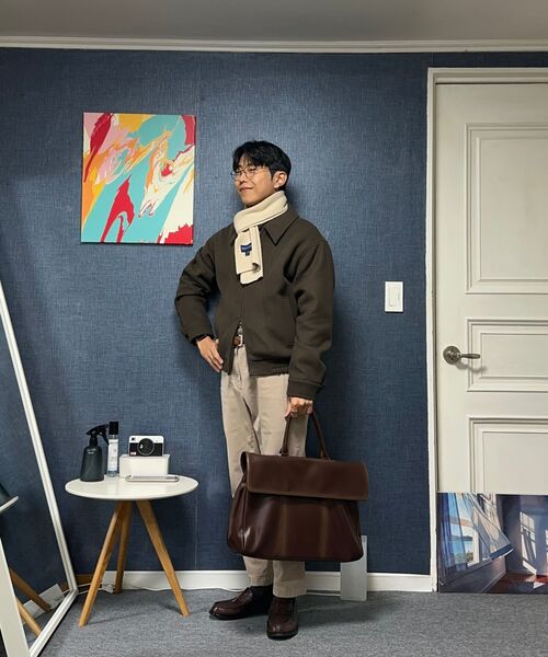 COSTUME O’CLOCK(コスチュームオクロック)の「ソフトコットンクルーネックニットヴィンテージブラウン COOSKT008VBROWN(ニット/セーター・レディース・その他・MEDIUM/SMALL/LARGE)」の14枚目の写真