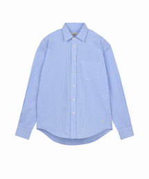 ROLLINGSTUDIOS | LOOSE SHIRT STRIPE WHITE/SKYBLUE(シャツ/ブラウス)
