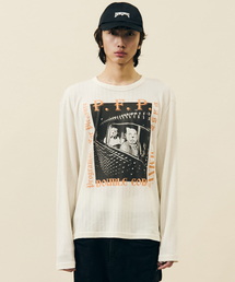 VASTIC（バスティック）の「シースルーニットロングスリーブ_アイボリー（Tシャツ/カットソー）」