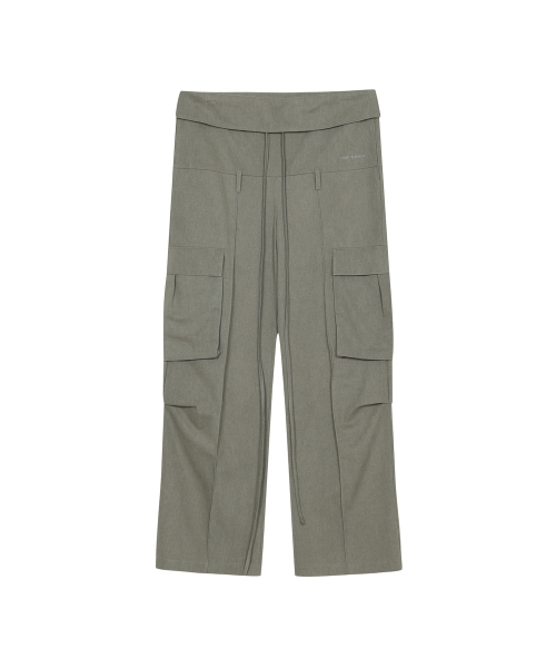 THREE TO EIGHTY(スリートゥエイティー)の「FOLD CARGO POCKET PANTS KHAKI(その他パンツ・レディース・その他・FREE)」の4枚目の写真