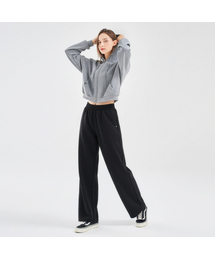 SKULLPIG（スカルピグ）の「SWP25070-01 ヒートアップ裏起毛ワイドパンツ ブラック（その他パンツ）」