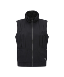 W PLEATED POINT VT_BK
