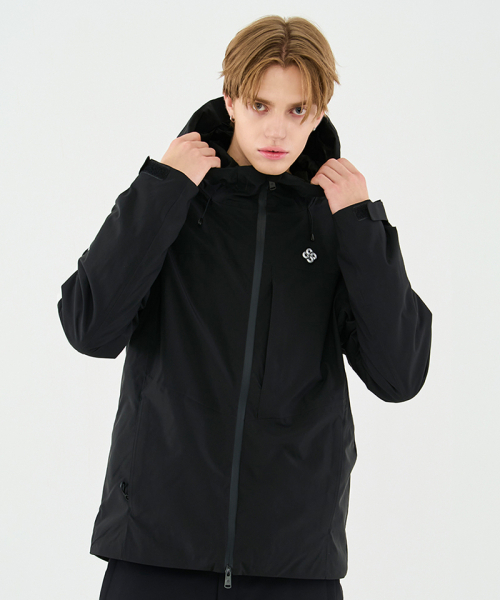 DOLL OUTERWEAR(ドラ アウターウェア)の「2425 ティポ スキー ジャケット BLACK 男女共用(ナイロンジャケット・レディース・その他・SMALL/MEDIUM/LARGE/X-LARGE/X-SMALL)」の2枚目の写真