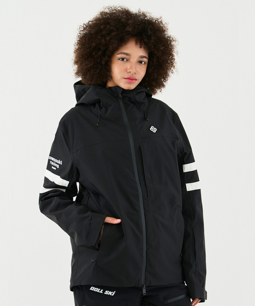 DOLL OUTERWEAR(ドラ アウターウェア)の「2425 ティポ スキー ジャケット BLACK 男女共用(ナイロンジャケット・レディース・その他・SMALL/MEDIUM/LARGE/X-LARGE/X-SMALL)」の10枚目の写真
