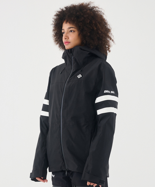 DOLL OUTERWEAR(ドラ アウターウェア)の「2425 ティポ スキー ジャケット BLACK 男女共用(ナイロンジャケット・レディース・その他・SMALL/MEDIUM/LARGE/X-LARGE/X-SMALL)」の13枚目の写真