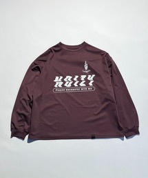 Encounter Logo T/Crosskey Logo T / オーバーサイズ ワイドスリーブ 長袖 ゲーム プリント グラフィックデザイン ロンT