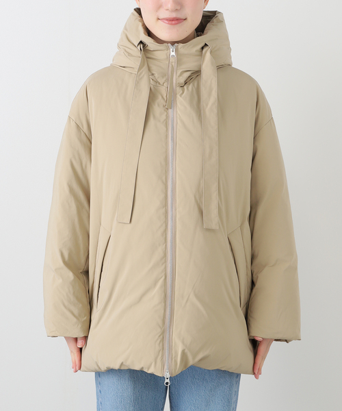 Spick & Span(スピックアンドスパン)の「《WEB限定》upper hights/アッパーハイツ Bern(ダウンジャケット/コート・レディース・ベージュ/コバルトブルー・1)」の12枚目の写真