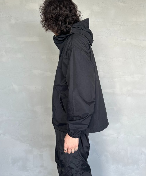 DANTON（ダントン）の「[DANTON/ダントン] ショート丈 フード付きナイロンジャケット（ブルゾン・レディース・ピンク/グレイッシュベージュ/ブラック・L/M/XL）」の22枚目の写真