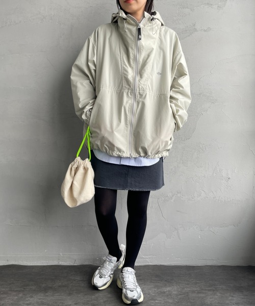 WEB先行予約】[DANTON/ダントン] ショート丈 フード付きナイロン