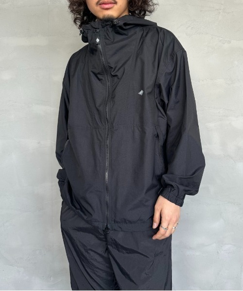 DANTON/ダントン] ショート丈 フード付きナイロンジャケット（ブルゾン