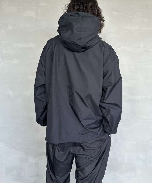 DANTON/ダントン] ショート丈 フード付きナイロンジャケット（ブルゾン