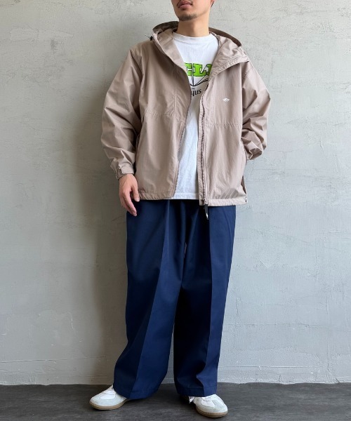 DANTON（ダントン）の「[DANTON/ダントン] ショート丈 フード付きナイロンジャケット（ブルゾン・レディース・ピンク/グレイッシュベージュ/ブラック・L/M/XL）」の6枚目の写真