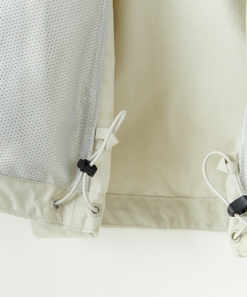 DANTON（ダントン）の「[DANTON/ダントン] ショート丈 フード付きナイロンジャケット（ブルゾン・レディース・ピンク/グレイッシュベージュ/ブラック・L/M/XL）」の14枚目の写真