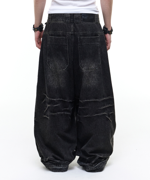 OPUS 0012(オーパス0012)の「Op. 09 CLAWED MELTED DENIM PANTS BLACK(デニムパンツ・レディース・その他・SMALL/MEDIUM/LARGE)」の3枚目の写真