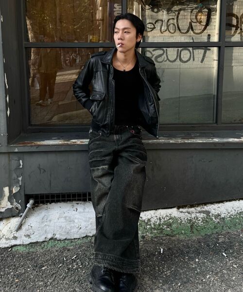 OPUS 0012(オーパス0012)の「Op. 09 CLAWED MELTED DENIM PANTS BLACK(デニムパンツ・レディース・その他・SMALL/MEDIUM/LARGE)」の7枚目の写真