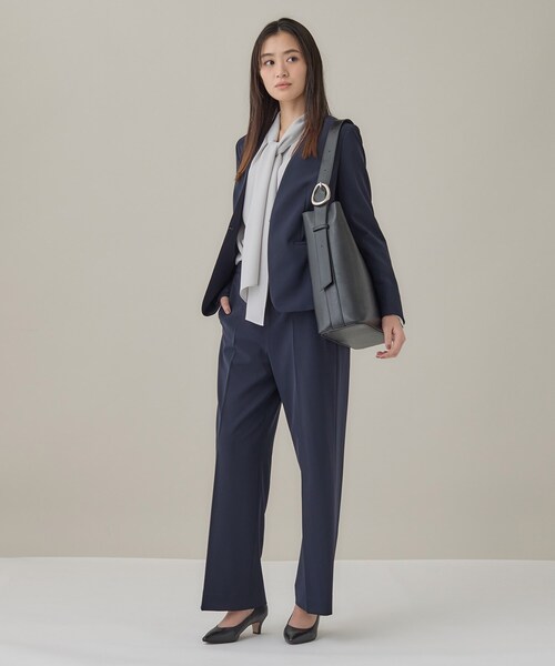 INDIVI(インディヴィ)の「【A4収納可能/合皮】配色デザインワンショルダーバッグ(ショルダーバッグ・レディース・ライトグレー系4/チャコール/ブラック系4・00)」の21枚目の写真