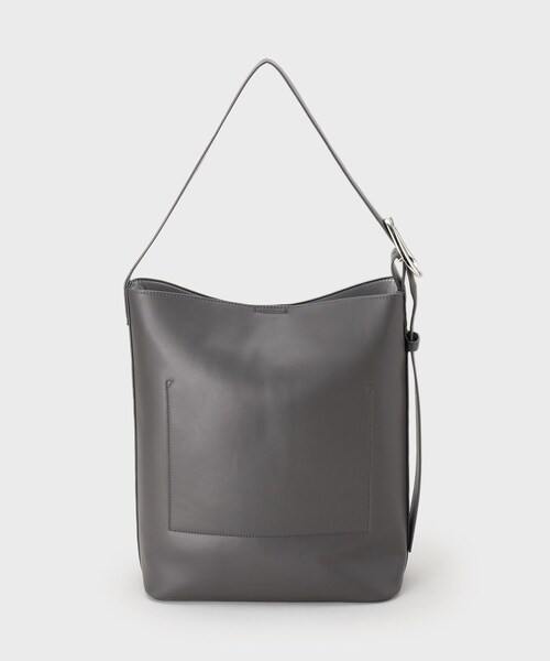 INDIVI(インディヴィ)の「【A4収納可能/合皮】配色デザインワンショルダーバッグ(ショルダーバッグ・レディース・ライトグレー系4/チャコール/ブラック系4・00)」の17枚目の写真