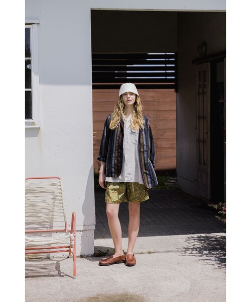 BEAMS PLUS(ビームスプラス)の「MIL Athletic Shorts Camo Print Garment Dye(その他パンツ・メンズ・ブラウン/イエロー・X-LARGE/SMALL/MEDIUM/LARGE)」の7枚目の写真