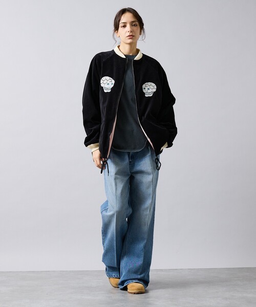THRIFTY LOOK /スリフティルック】 / SNAKE & SKULL SOUVENIR JACKET