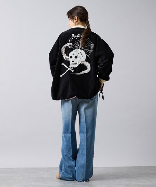 THRIFTY LOOK /スリフティルック】 / SNAKE & SKULL SOUVENIR JACKET