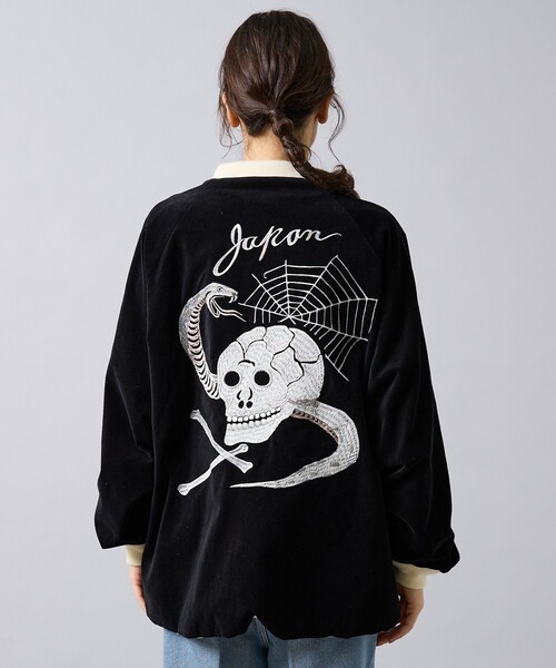 THRIFTY LOOK /スリフティルック】 / SNAKE & SKULL SOUVENIR JACKET