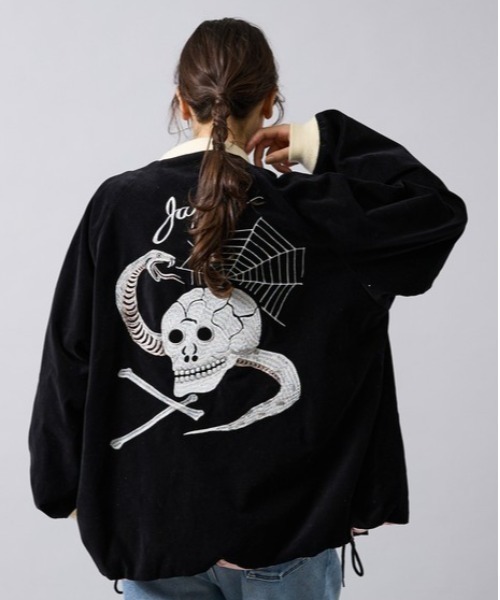THRIFTY LOOK /スリフティルック】 / SNAKE & SKULL SOUVENIR JACKET