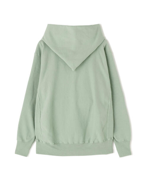 ATON（エイトン）の「ATON（エイトン）NATURAL DYED URAKE | HOODIE【2026年入荷モデル】（パーカー・メンズ・ブルー/モスグリーン・4/6）」の3枚目の写真