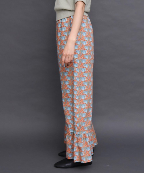I am I in fact...（アイアムアイインファクト）の「Liberty frill パンツ（その他パンツ・レディース・グリーン/オレンジ・FREE）」の11枚目の写真