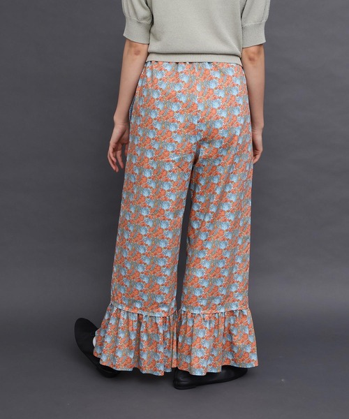 I am I in fact...（アイアムアイインファクト）の「Liberty frill パンツ（その他パンツ・レディース・グリーン/オレンジ・FREE）」の9枚目の写真
