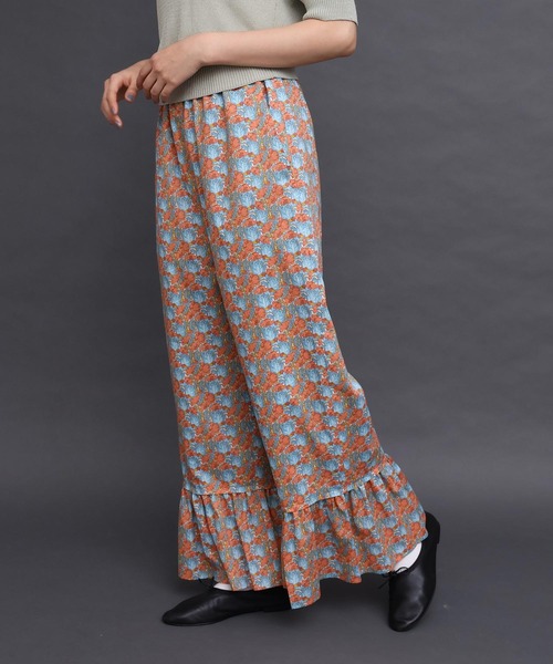 I am I in fact...（アイアムアイインファクト）の「Liberty frill パンツ（その他パンツ・レディース・グリーン/オレンジ・FREE）」の8枚目の写真